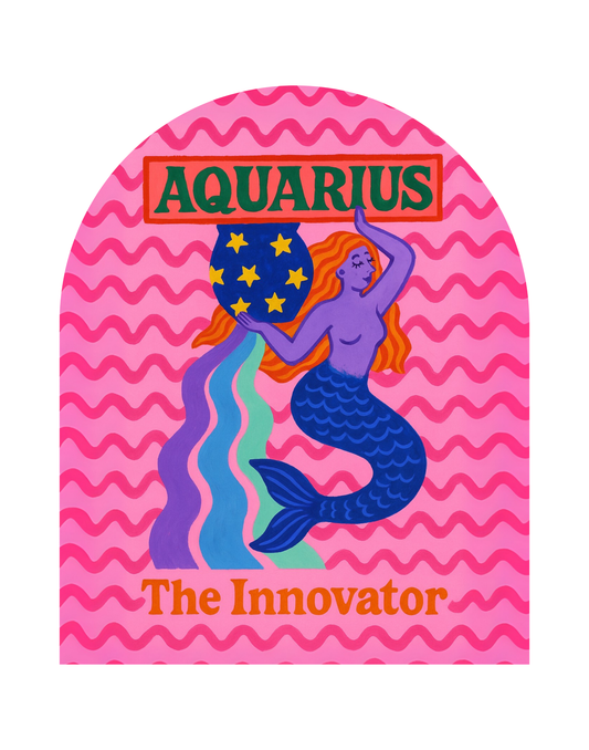 Aquarius Cosmic Color Sweatshirt