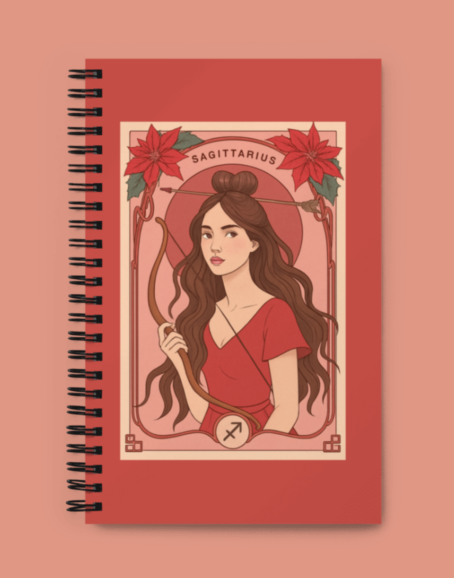 Sagittarius Bloom Goddess Notebook