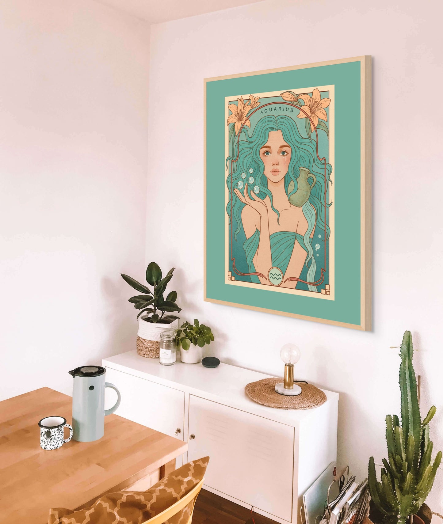 Aquarius Bloom Goddess Print