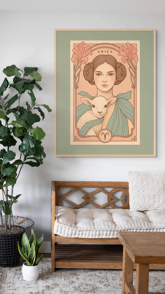 Aries Bloom Goddess Print