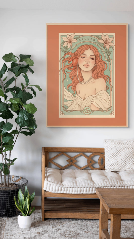 Cancer Bloom Goddess Print