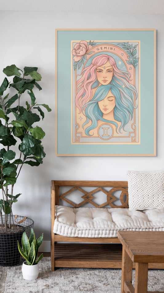 Gemini Bloom Goddess Print
