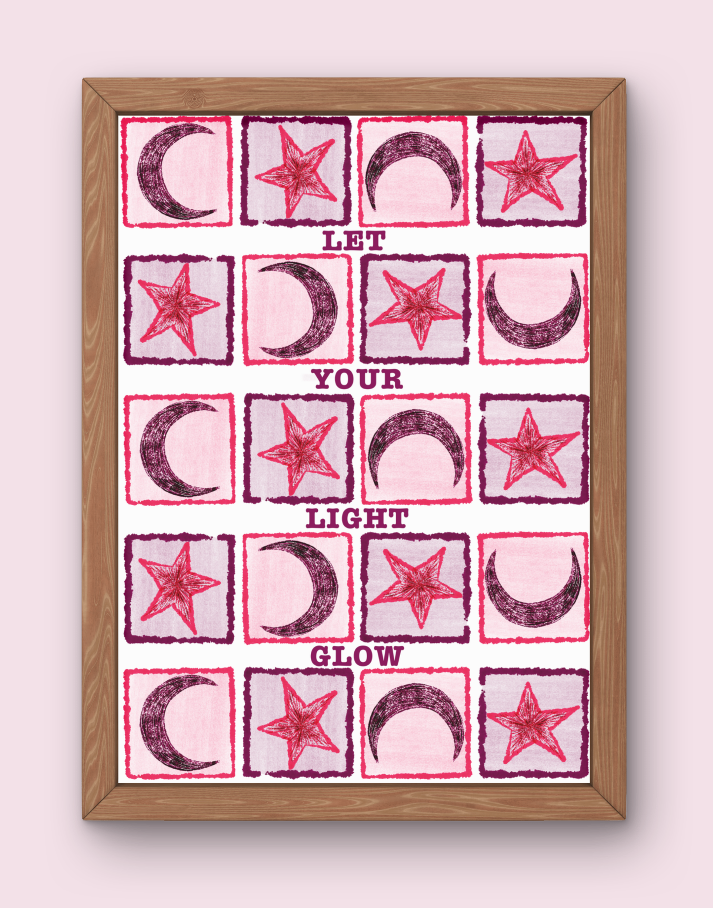 Let Your Light Glow Print