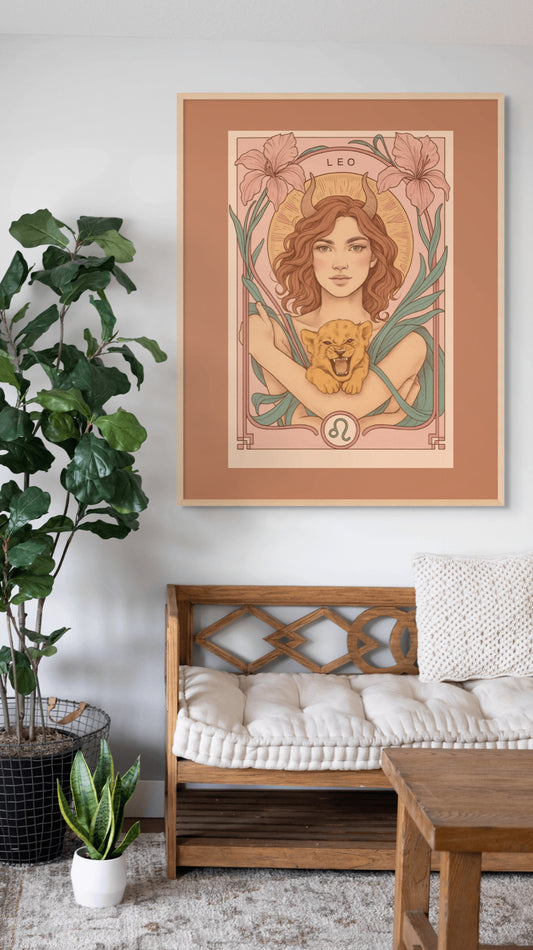Leo Bloom Goddess Print
