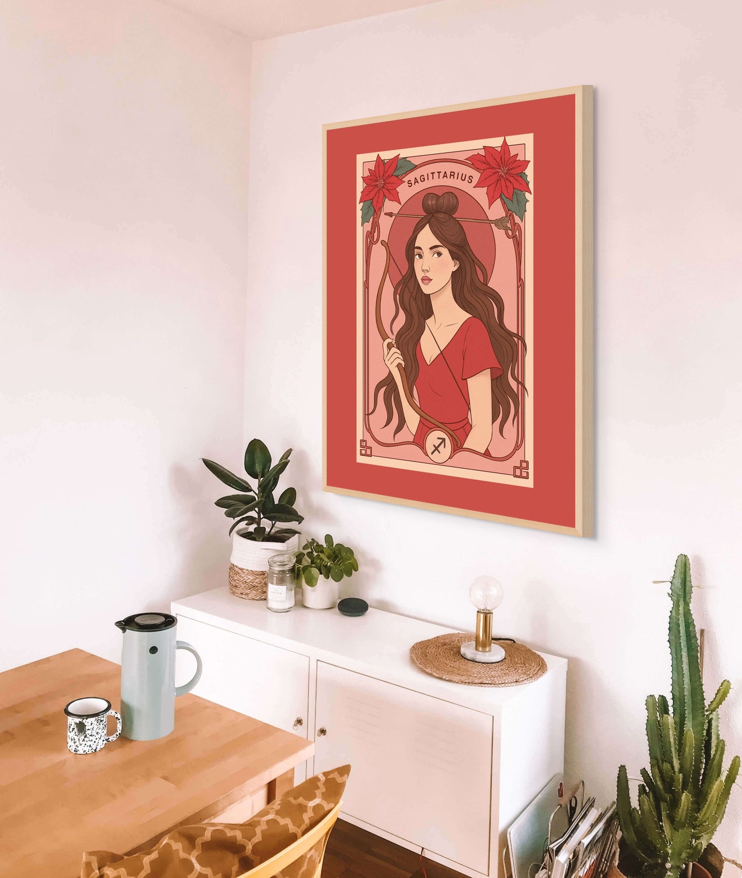 Sagittarius Bloom Goddess Print