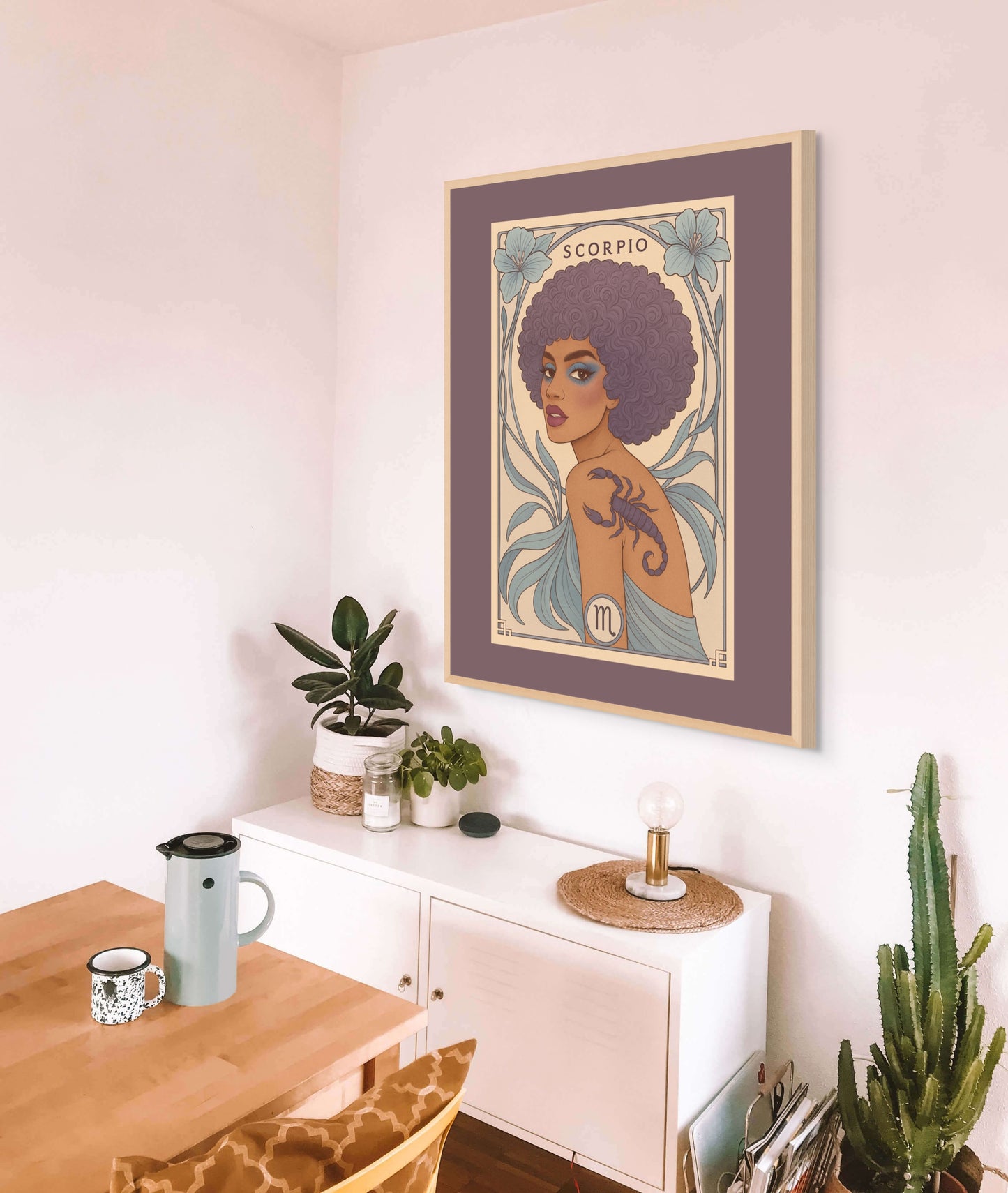 Scorpio Bloom Goddess Print