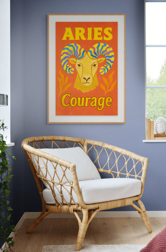 Aries Cosmic Color Print