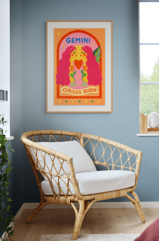 Gemini Cosmic Color Print