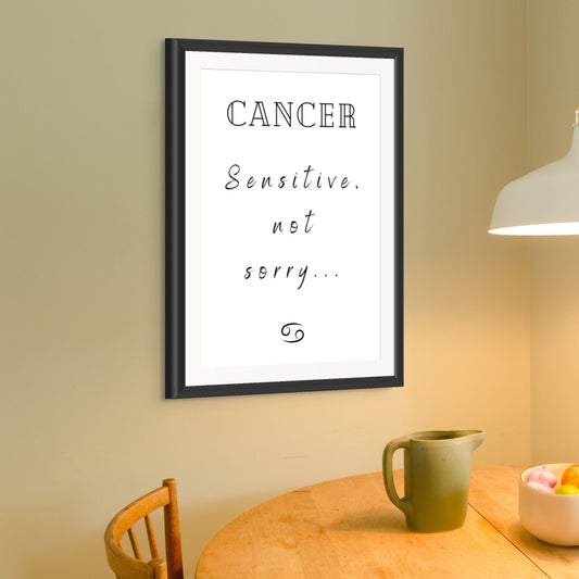 Cancer Real Zodiac Talk Print