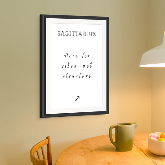 Sagittarius Real Zodiac Talk Print