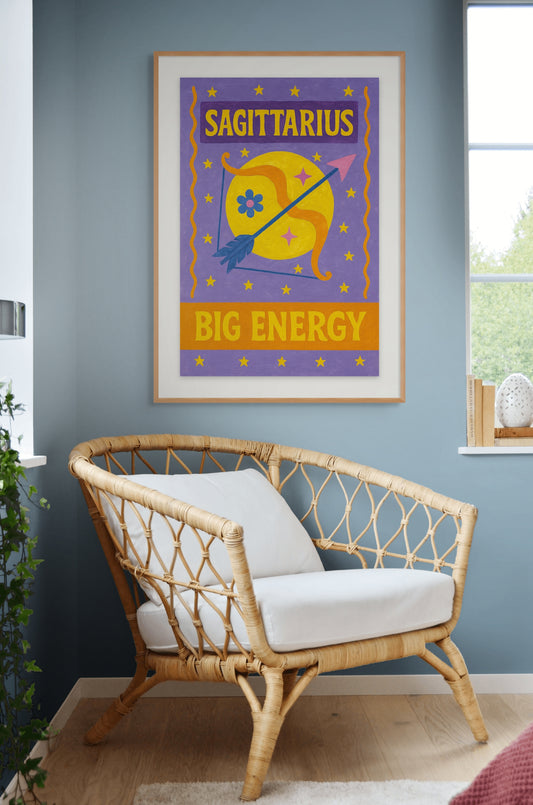 Sagittarius Cosmic Color Print