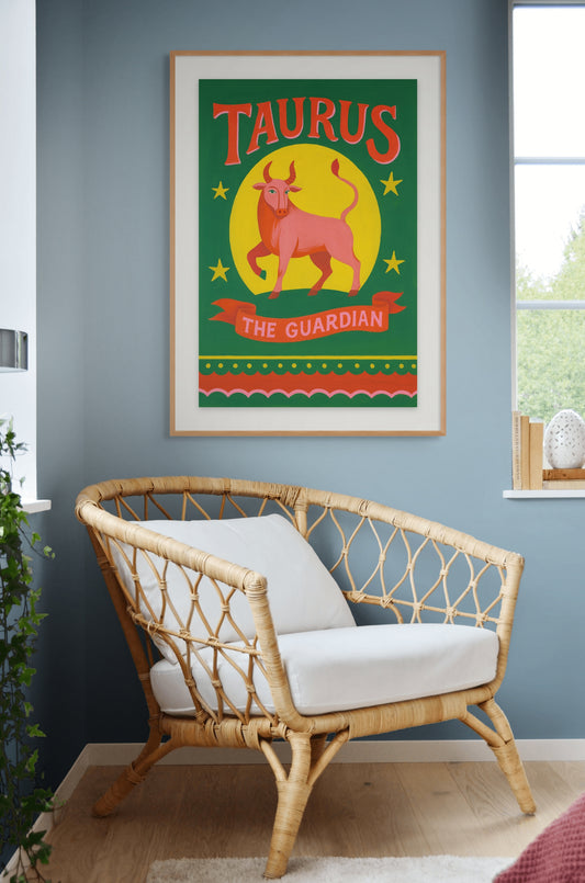 Taurus Cosmic Color Print