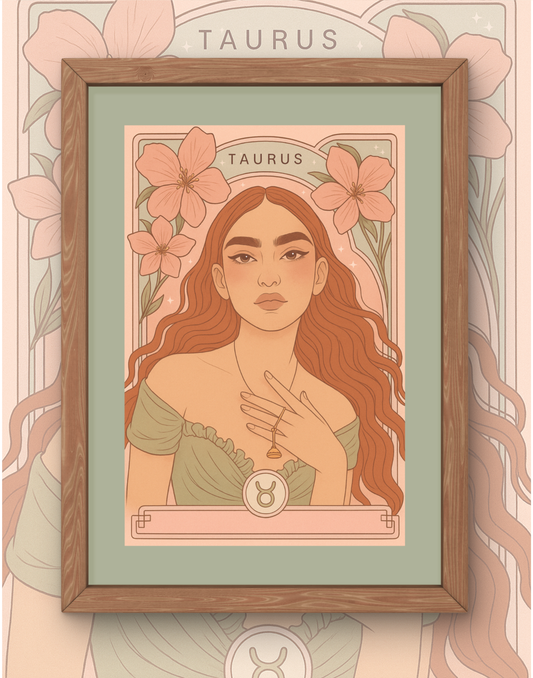 Taurus Goddess Bloom Print