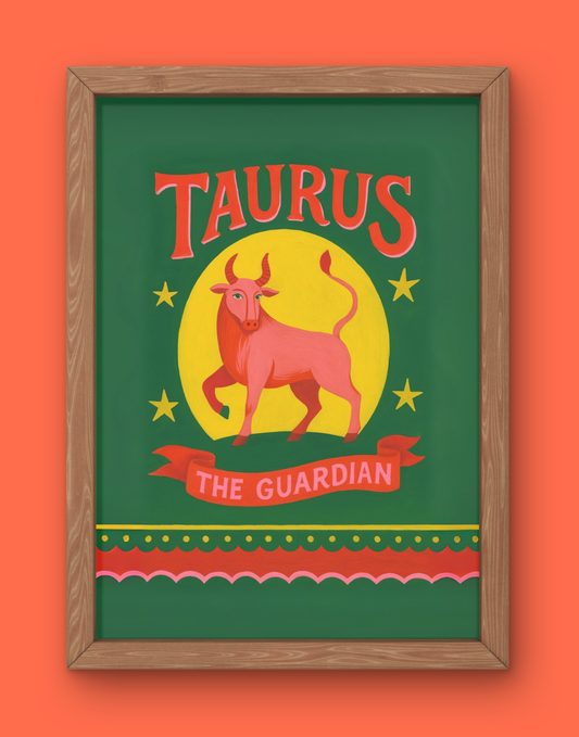 Taurus Cosmic Color Print