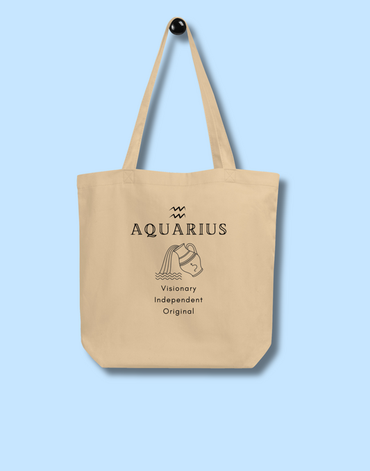 Aquarius Zodiac Personality Tote