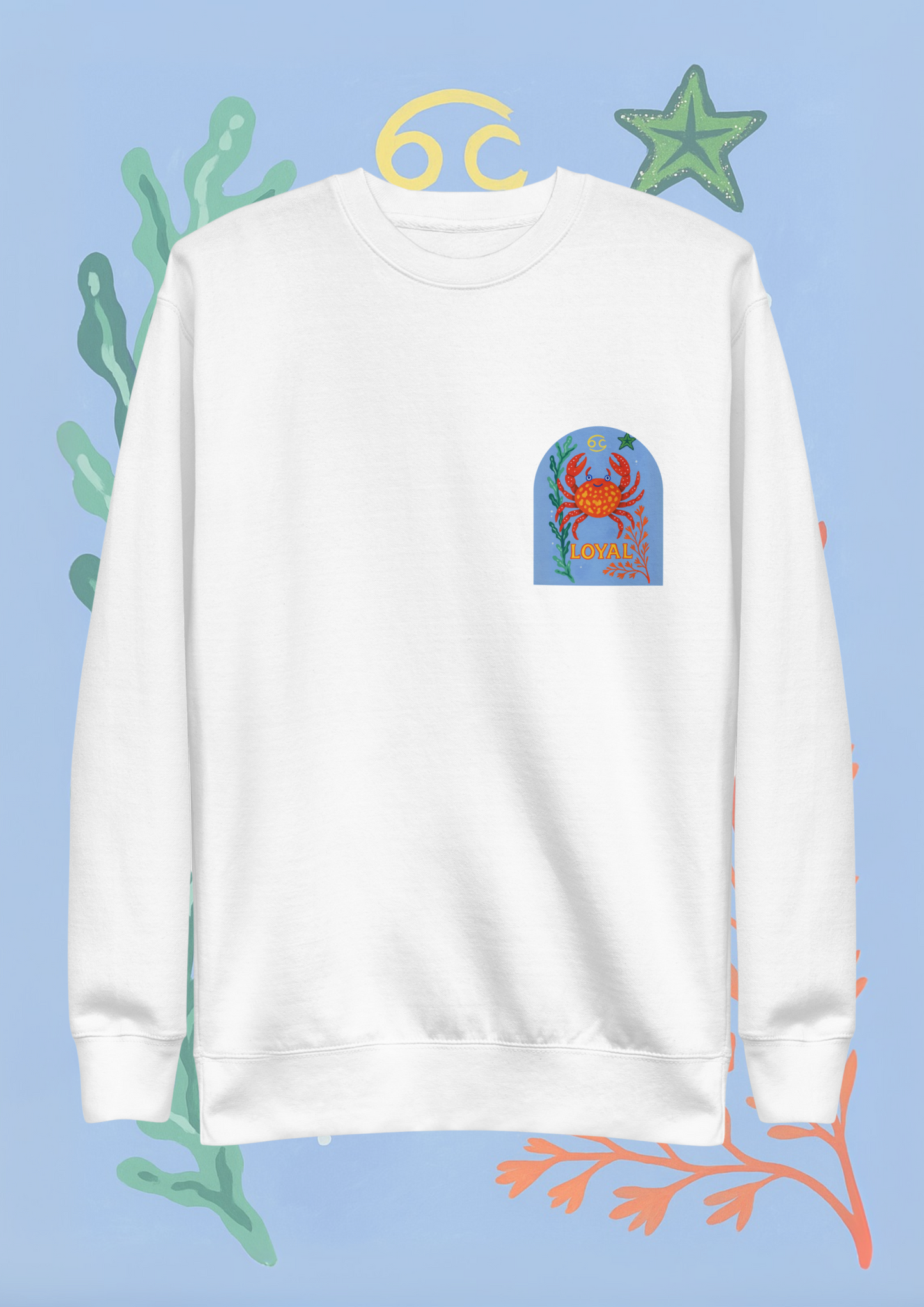 Cancer Cosmic Color Unisex Sweatshirt