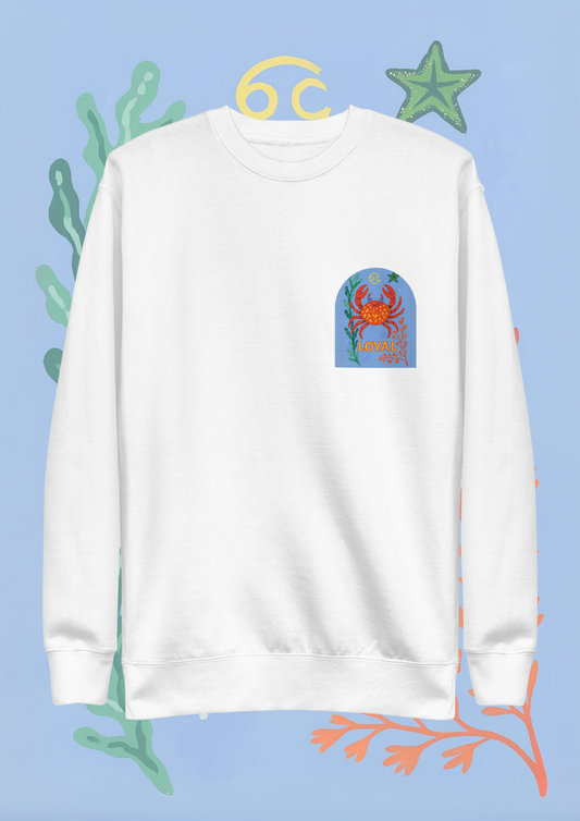 Cancer Cosmic Color Unisex Sweatshirt