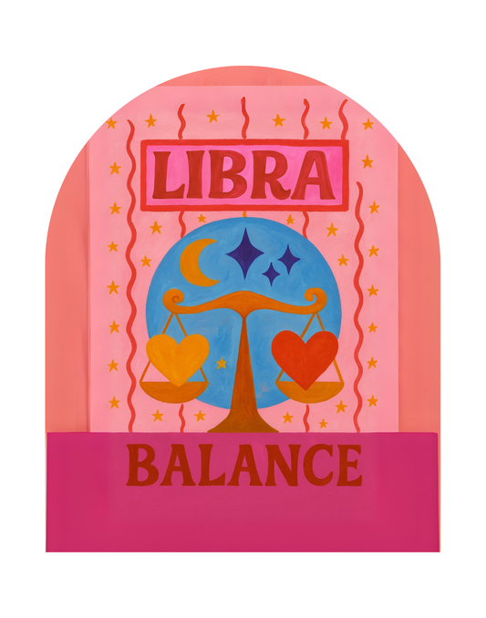 Libra Cosmic Color T-Shirt