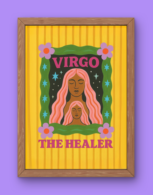 Virgo Cosmic Color Print