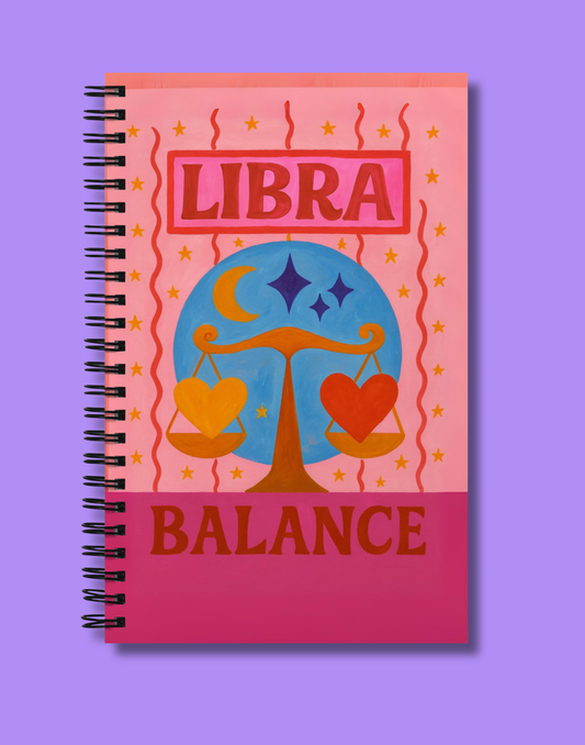 Libra Cosmic Color Notebook