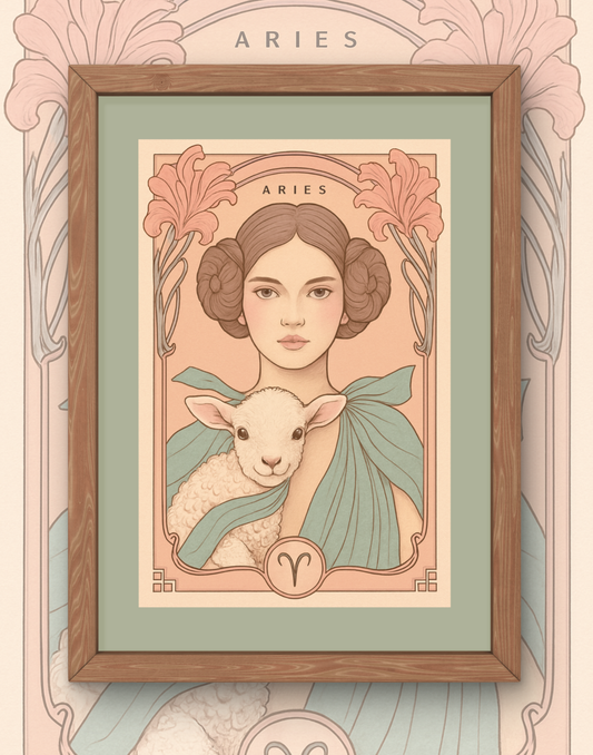 Aries Bloom Goddess Print