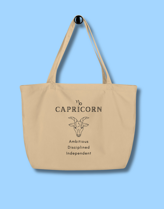 Capricorn Large Zodiac Personality Tote