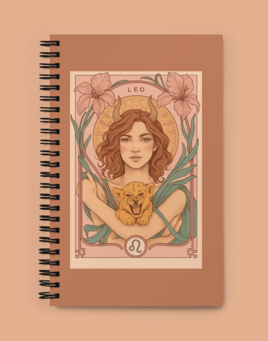 Leo Bloom Goddess Notebook