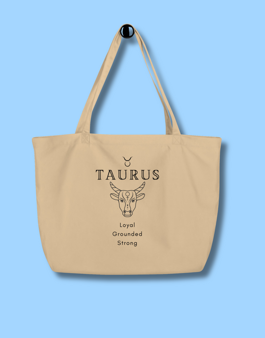 Taurus Large Zodiac Personality Tote