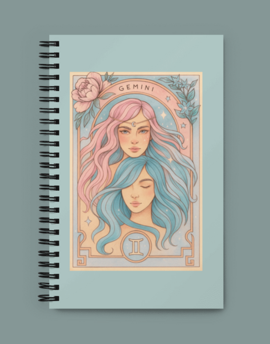 Gemini Bloom Goddess Notebook