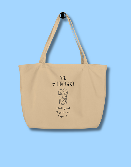 Virgo Large Zodiac Personality Tote