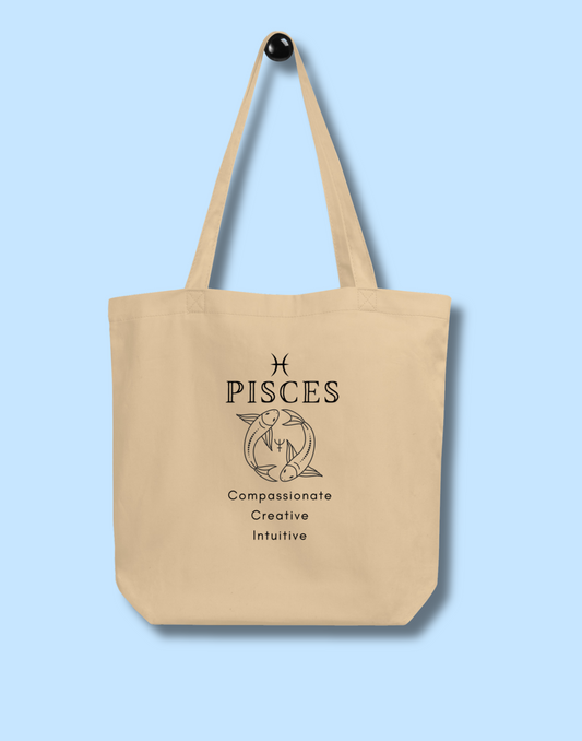 Pisces Zodiac Personality Tote