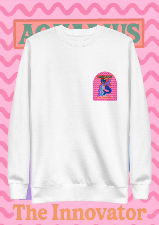 Aquarius Cosmic Color Sweatshirt