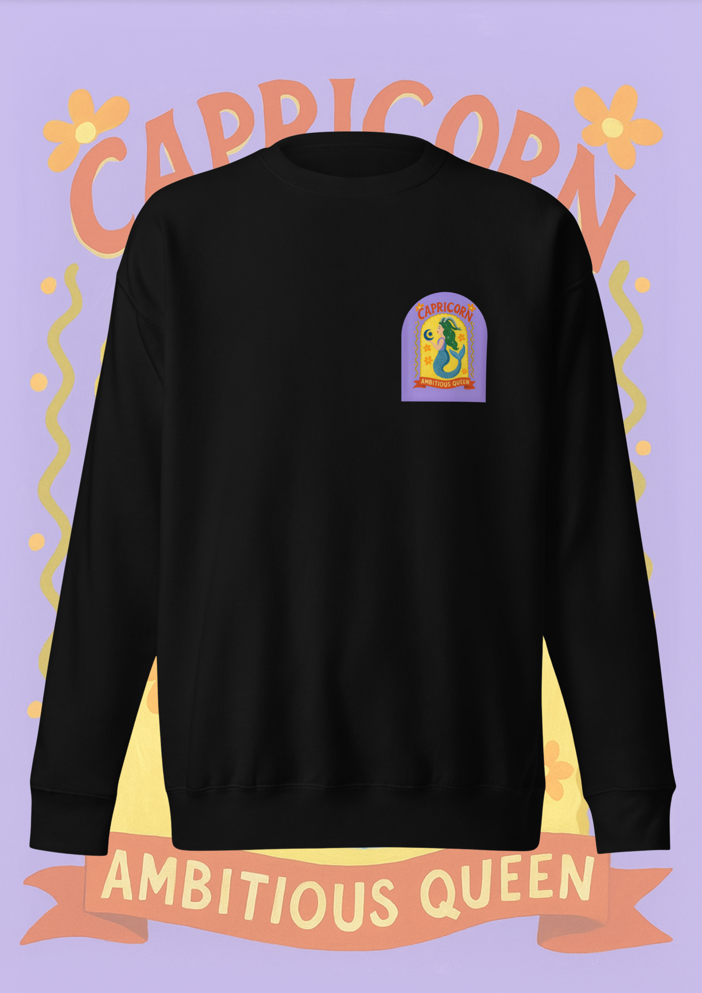 Capricorn Cosmic Color Unisex Sweatshirt