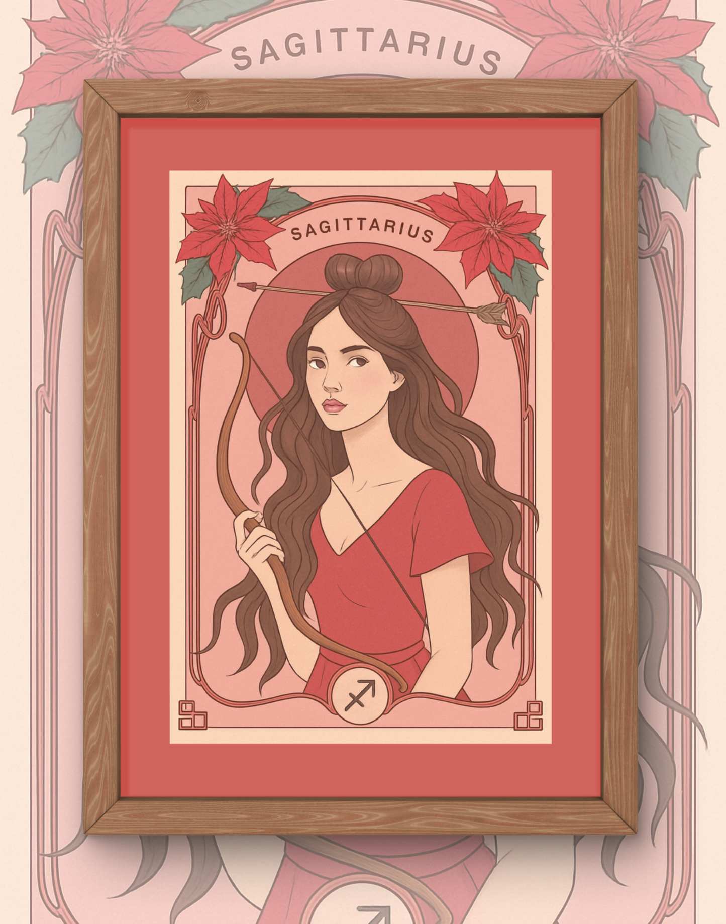 Sagittarius Bloom Goddess Print