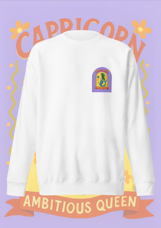 Capricorn Cosmic Color Unisex Sweatshirt