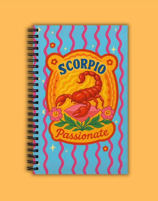 Scorpio Cosmic Color Notebook