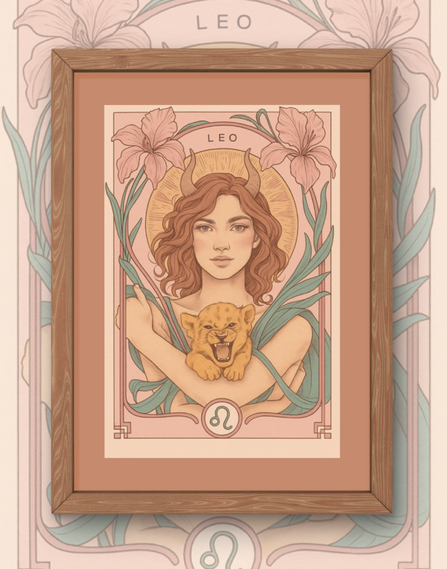 Leo Bloom Goddess Print