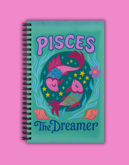 Pisces Cosmic Color Notebook