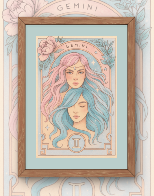 Gemini Bloom Goddess Print