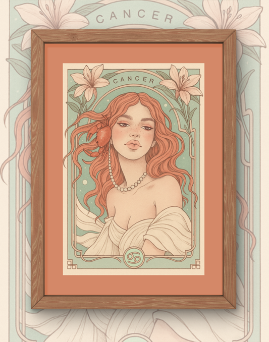Cancer Bloom Goddess Print