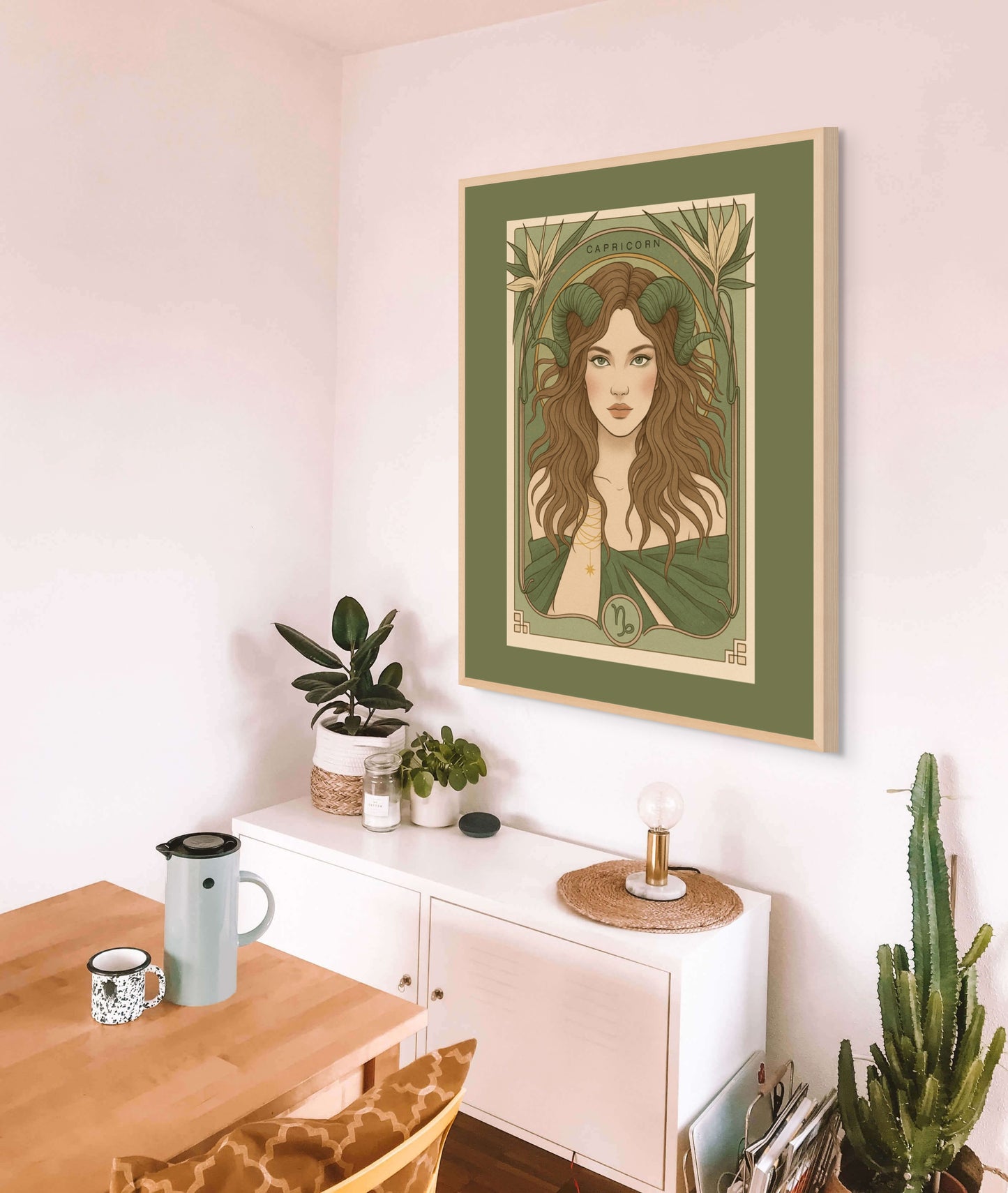 Capricorn Bloom Goddess Print