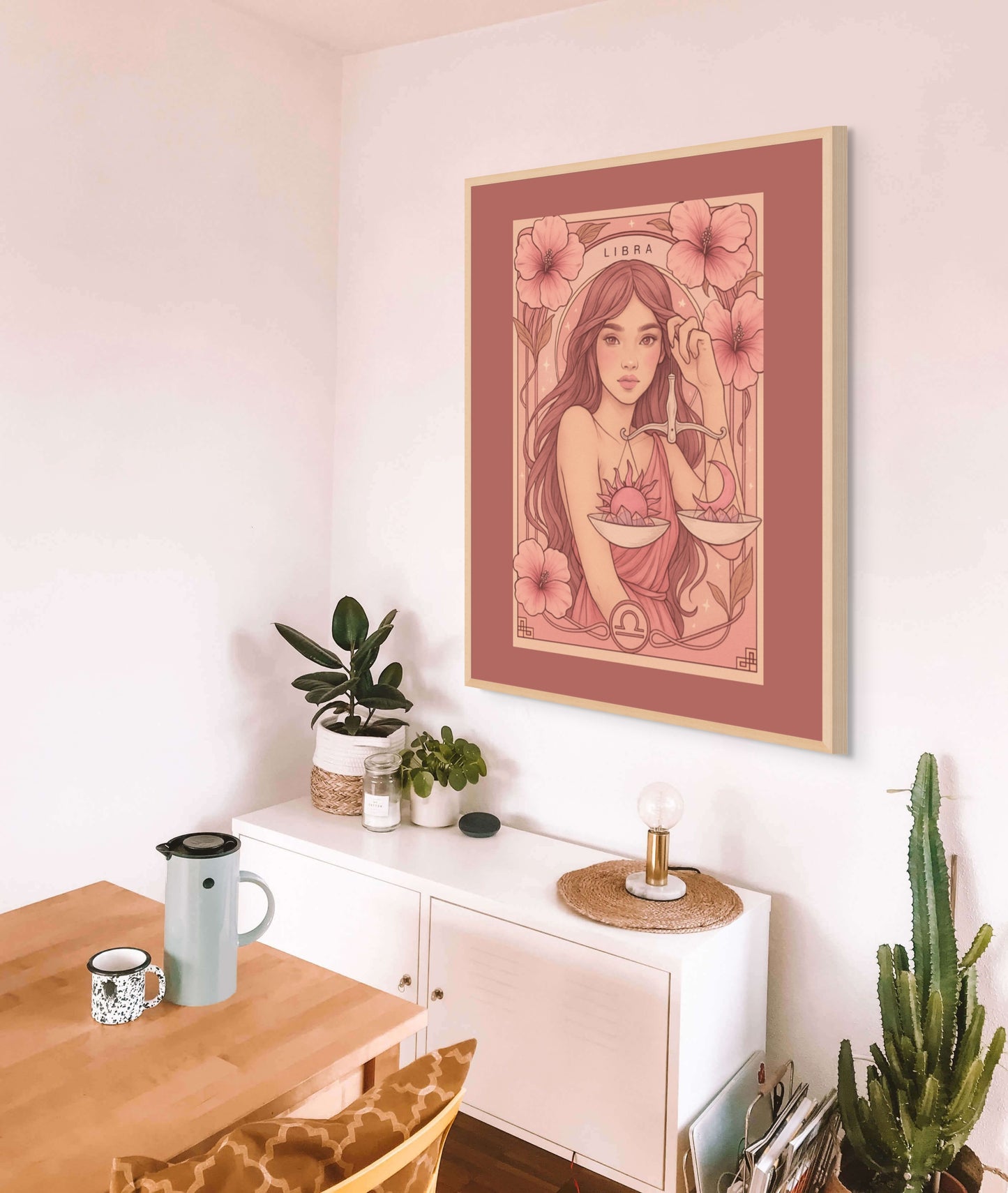 Libra Bloom Goddess Print