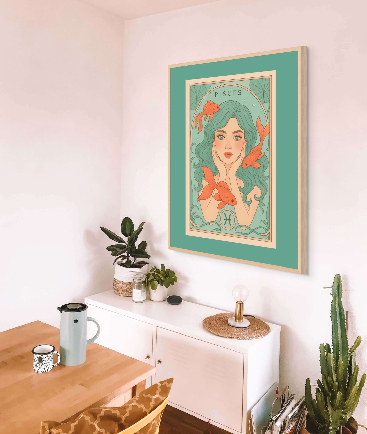 Pisces Bloom Goddess Print