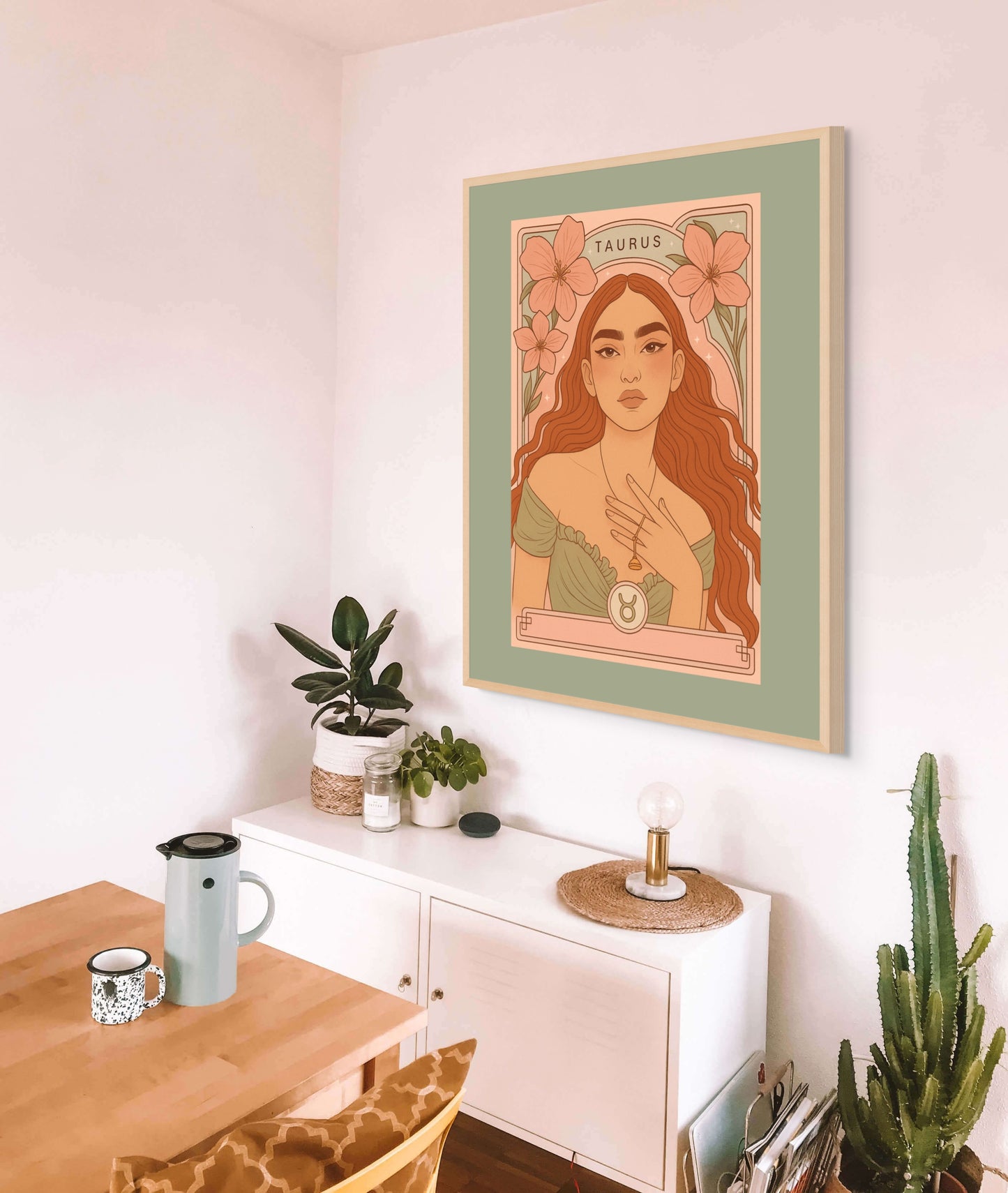 Taurus Goddess Bloom Print