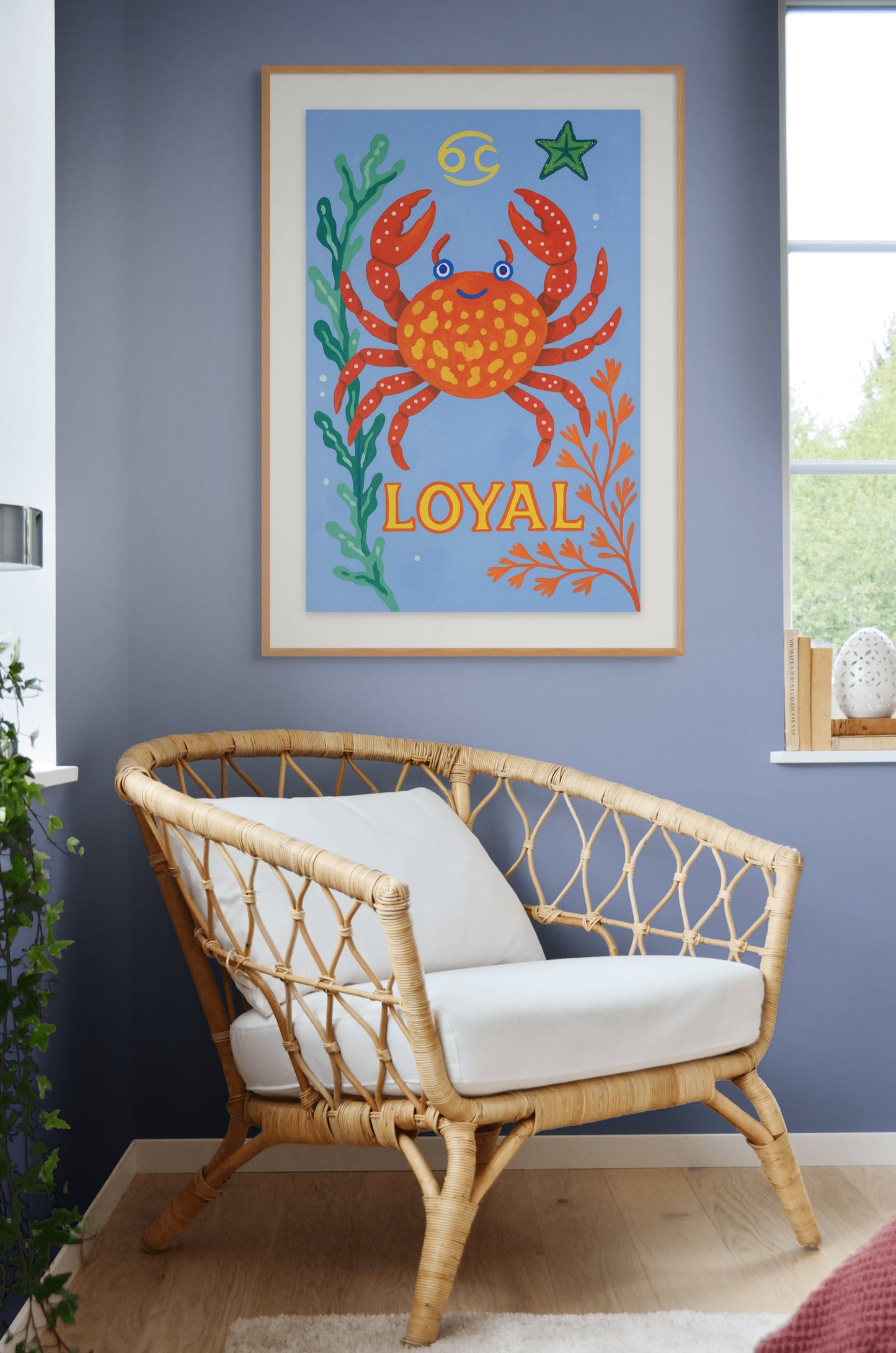Cancer Cosmic Color Print