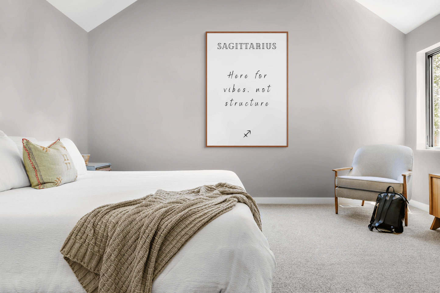 Sagittarius Real Zodiac Talk Print