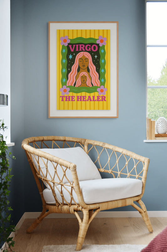 Virgo Cosmic Color Print